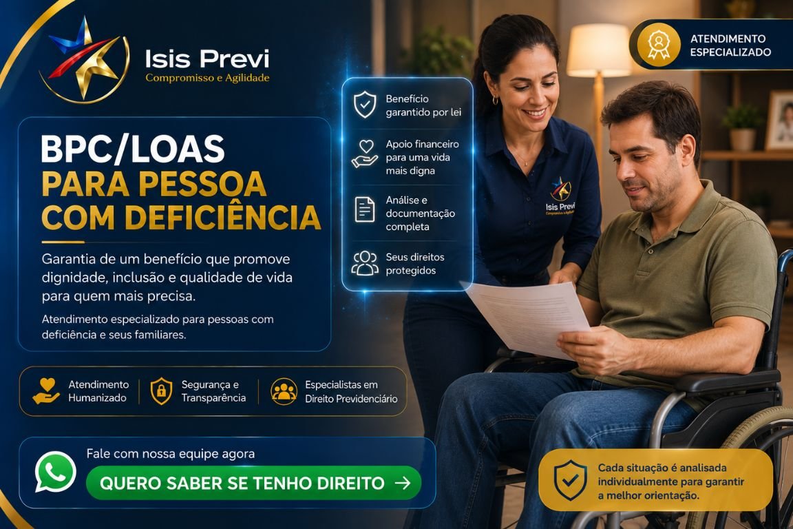 BPC LOAS para pessoas com deficiência
