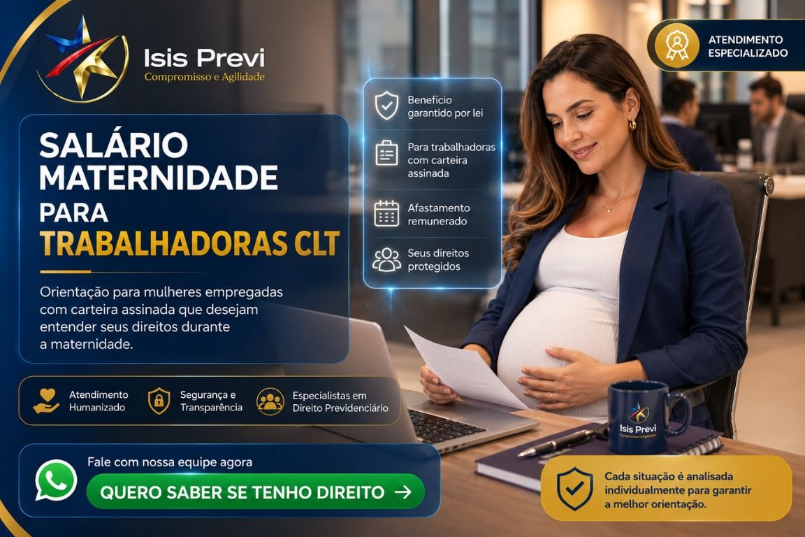 Salário-maternidade para trabalhadoras CLT